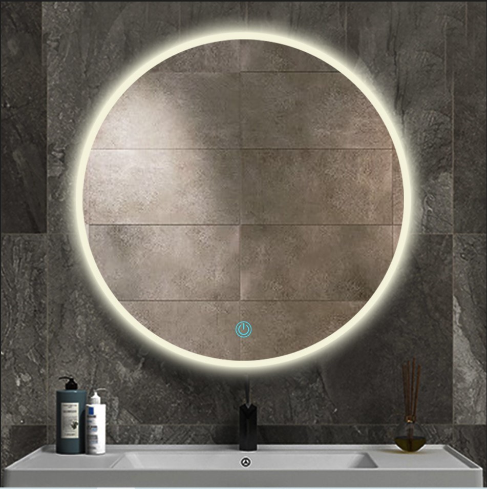 Miroir LED rond de maquillage de salle de bain